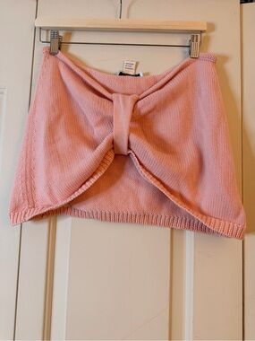 Trina Turk Pink Cashmere Tube Top